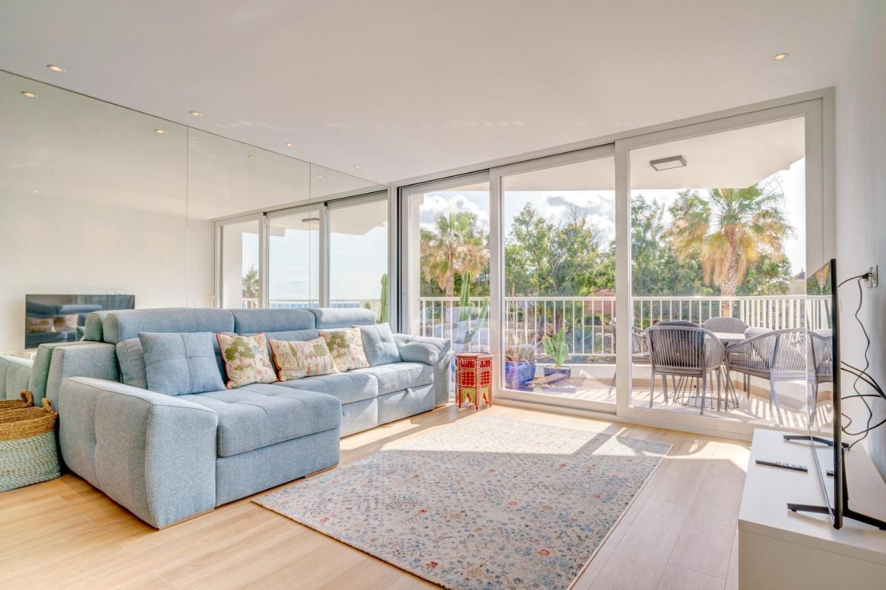 Beach Front Flat With Sea Views Marbella Eksteriør billede